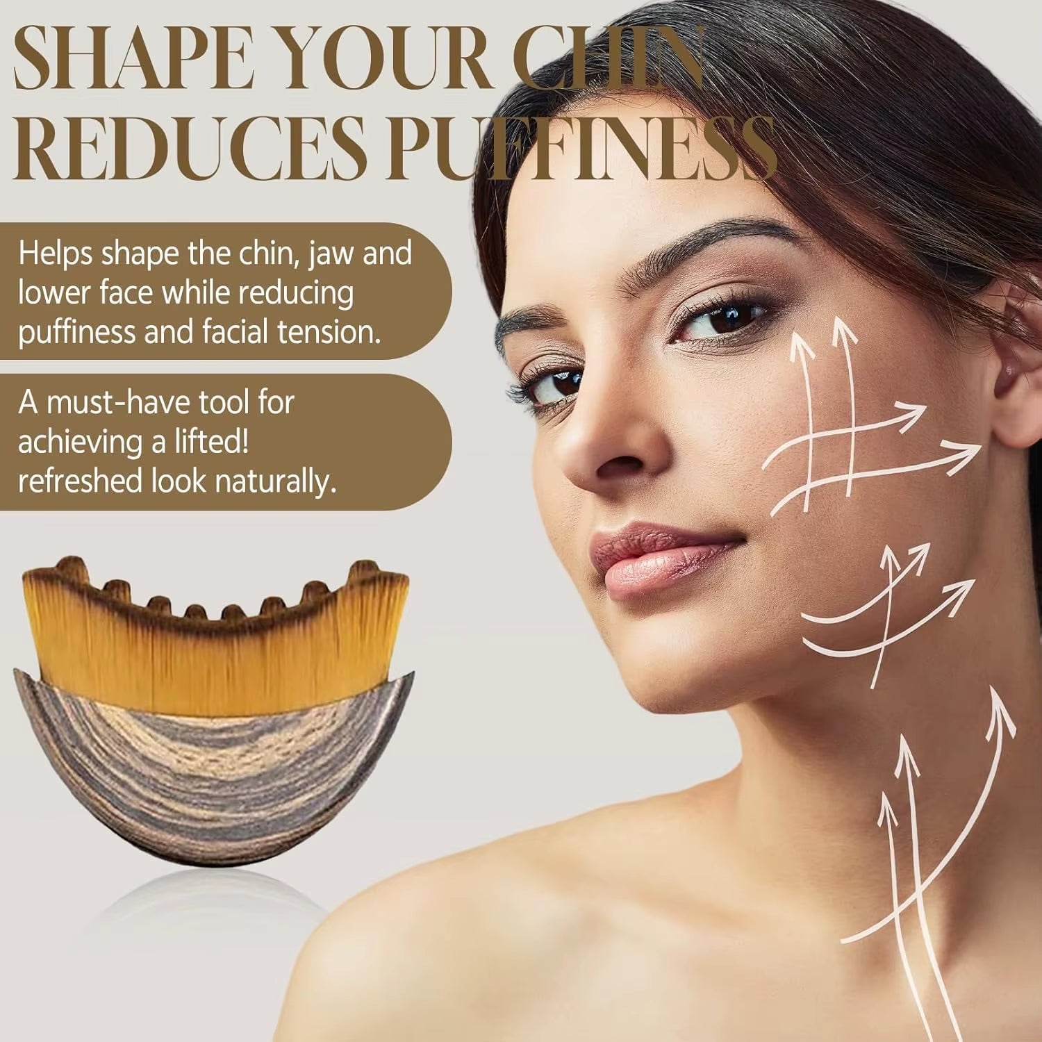 Lymphatic Contour Face Brush – Facial Sculpting & Puffiness