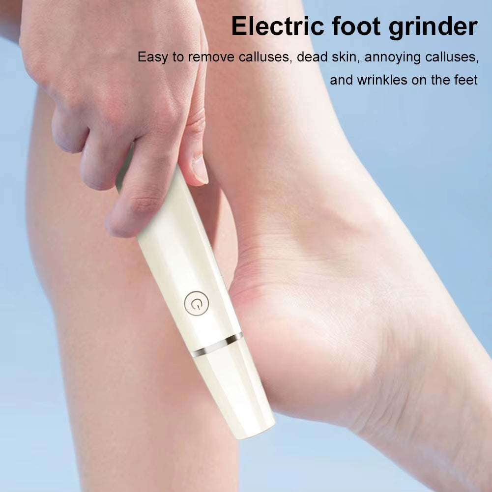 Rechargeable Electric Callus Remover – Waterproof Pedicure Tool for Smooth, Soft Fee